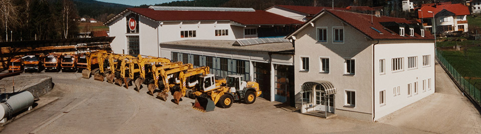 Firmengelände Mader Bau GmbH in Bischofsmais