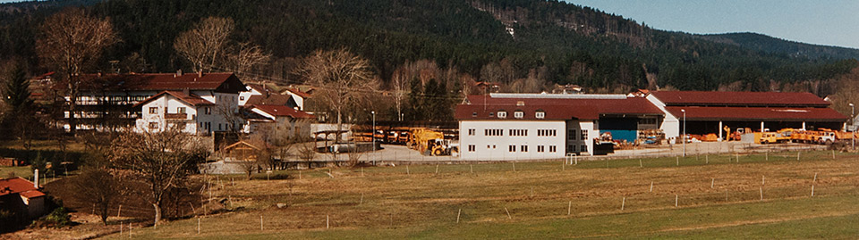 Firmengelände Mader Bau GmbH in Bischofsmais